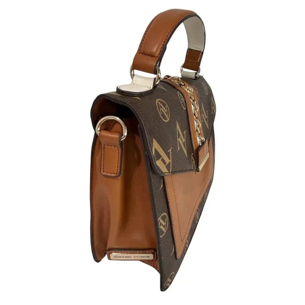 Adrienne Vittadini Top Handle Satchel‎ Bag Removable Shoulder Strap